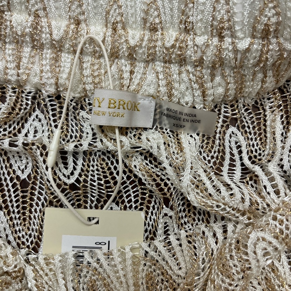 Ramy Brook Cream and Gold Swim Coverup - Picture 8 of 14